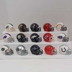 2013 RIDDELL AFC MINI FOOTBALL HELMETS